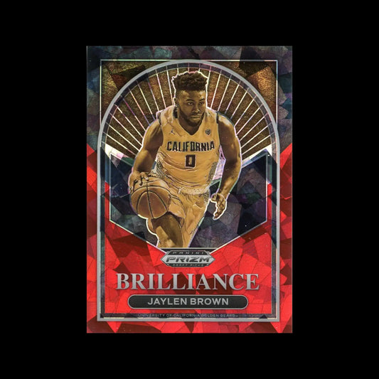 2023 Prizm Draft Picks Brilliance Red Ice #1 - 20 Complete Your Set You Choose - #19 Jaylen Brown - Basketball Card