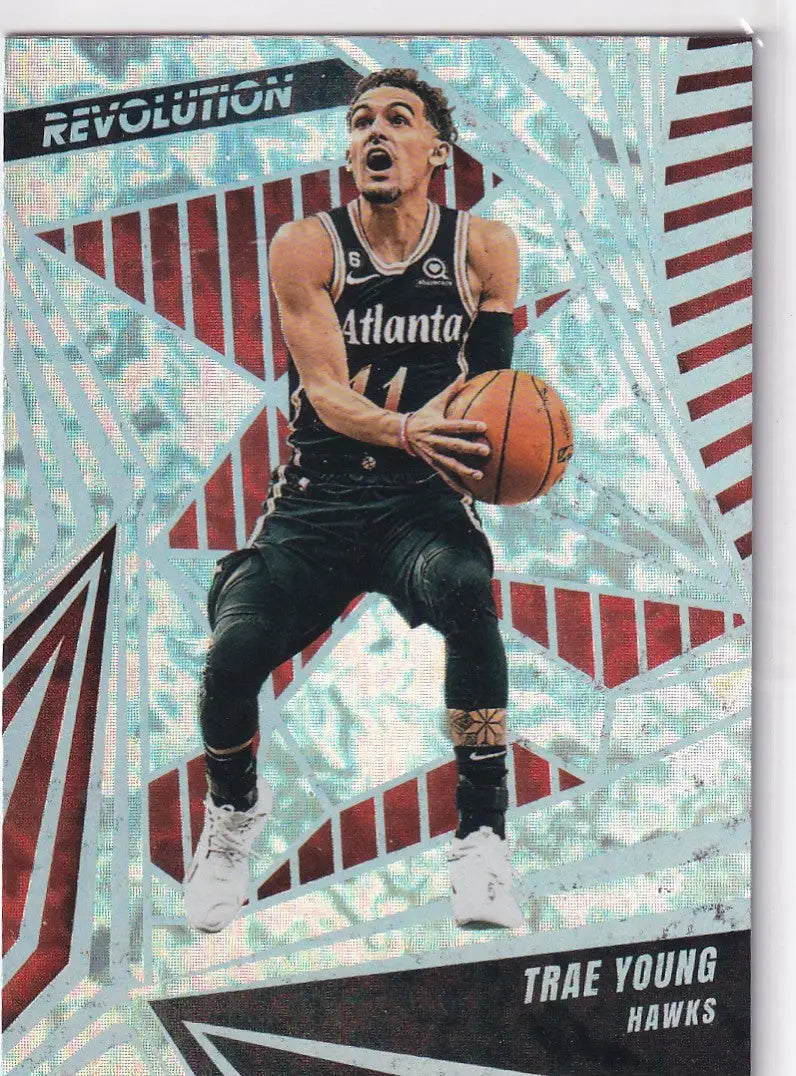 2023 REVOLUTION #68 TRAE YOUNG AVALANCHE- ATLANTA HAWKS - Basketball Card Single
