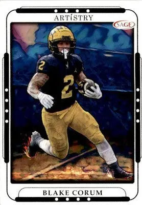 2023 SAGE Artistry #10 Blake Corum - Football Card Single