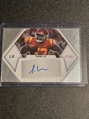 2023 SAGE HIT #A-SL Shane Lee Autographs Silver (Low Series) - Baseball Card Single
