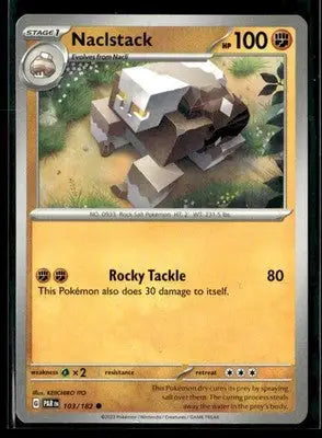 2023 Scarlet & Violet: Paradox Rift Naclstack #103/182 Base Common NM - Pokémon Card Single