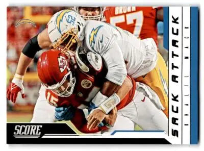 2023 Score #14 Khalil Mack Sack Attack - Football Card Single