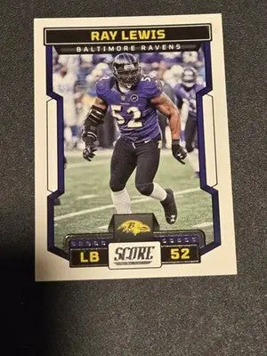 2023 Score #195 Ray Lewis - Football Card Single