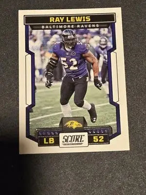 2023 Score #195 Ray Lewis - Football Card Single