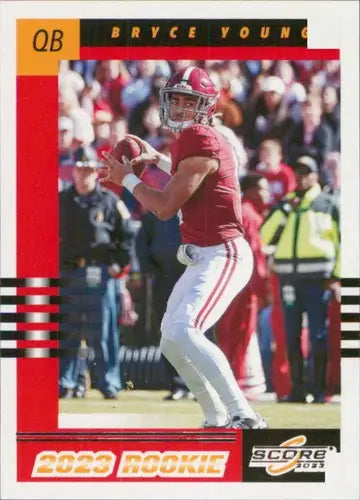 2023 Score 2003 Throwback Rookie #1 Bryce Young NM Near Mint ID:64993 - Football Card Single