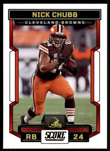 2023 Score #207 Nick Chubb NM Near Mint Browns ID:64973 - Football Card Single