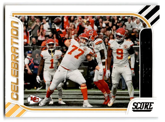 2023 Score #21 Andrew Wylie Celebration - Football Card Single