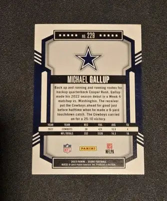 2023 Score #229 Michael Gallup Green - Football Card Single