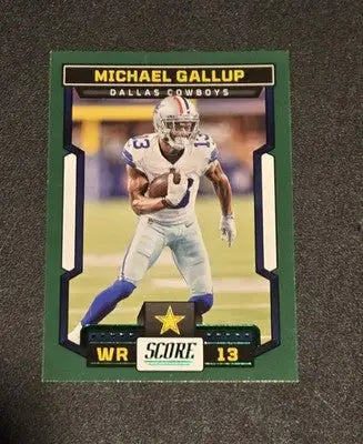 2023 Score #229 Michael Gallup Green - Football Card Single