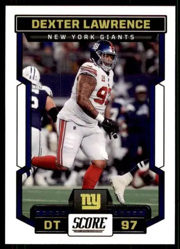 2023 Score #239 Dexter Lawrence NM Near Mint NY Giants ID:64975 - Football Card Single