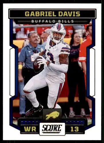 2023 Score #263 Gabriel Davis NM Near Mint Bills ID:64977 - Football Card Single