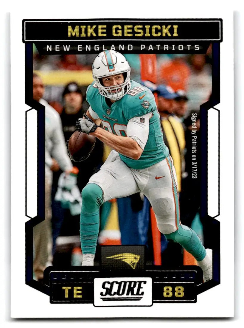 2023 Score #276 Mike Gesicki - Football Card Single