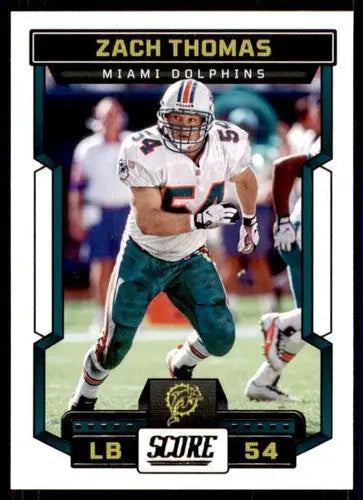 2023 Score #279 Zach Thomas NM Near Mint Dolphins ID:64979 - Football Card Single