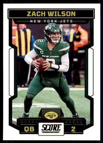 2023 Score #288 Zach Wilson NM Near Mint NY Jets ID:64980 - Football Card Single