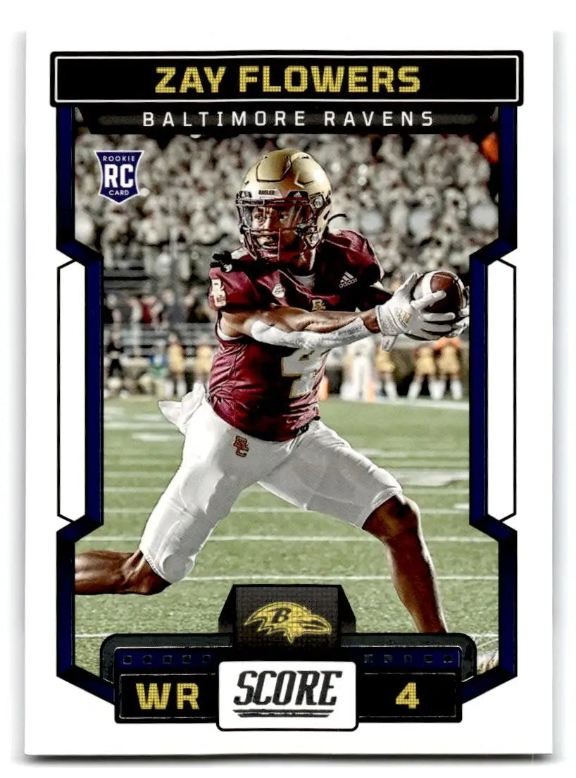2023 Score #351 Zay Flowers - Football Card Single