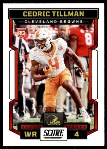 2023 Score #355 Cedric Tillman NM Near Mint RC Rookie Browns ID:64988 - Football Card Single