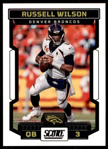 2023 Score #70 Russell Wilson NM Near Mint Broncos ID:64964 - Football Card Single