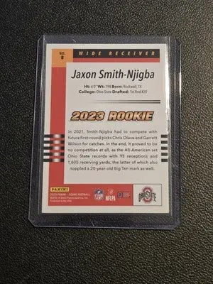 2023 Score #8 Jaxon Smith-Njigba 2003 Throwback Rookies - Football Card Single
