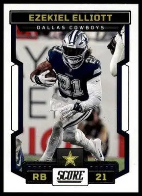 2023 Score Base Ezekiel Elliott Dallas Cowboys 227 - Football Card Single