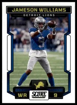 2023 Score Base Jameson Williams Detroit Lions 86 - Football Card Single