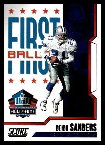 2023 Score First Ballot #4 Deion Sanders NM Near Mint Cowboys ID:64950 - Football Card Single