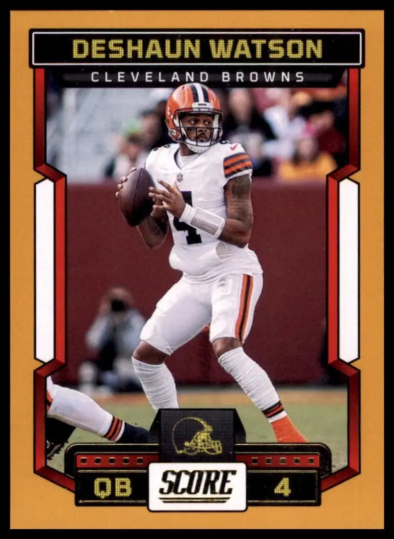 2023 Score Gold Deshaun Watson #206 Cleveland Browns Football Card NFL Sports - Football Card Single