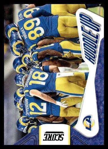 2023 Score Huddle Up #15 Los Angeles Rams NM Near Mint LA Rams ID:64947 - Football Card Single