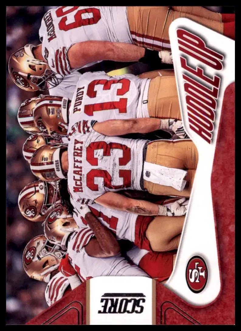 2023 Score Huddle Up San Francisco 49ers #4 Football Card NFL Sports - Football Card Single