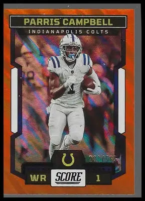 2023 Score Lava #15 Parris Campbell - Football Card Single