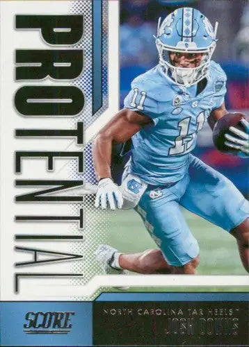 2023 Score Protential #11 Josh Downs NM Near Mint ID:64953 - Football Card Single