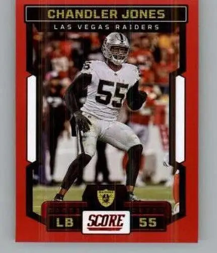 2023 Score Red #140 Chandler Jones NM Near Mint LV Raiders ID:64938 - Football Card Single