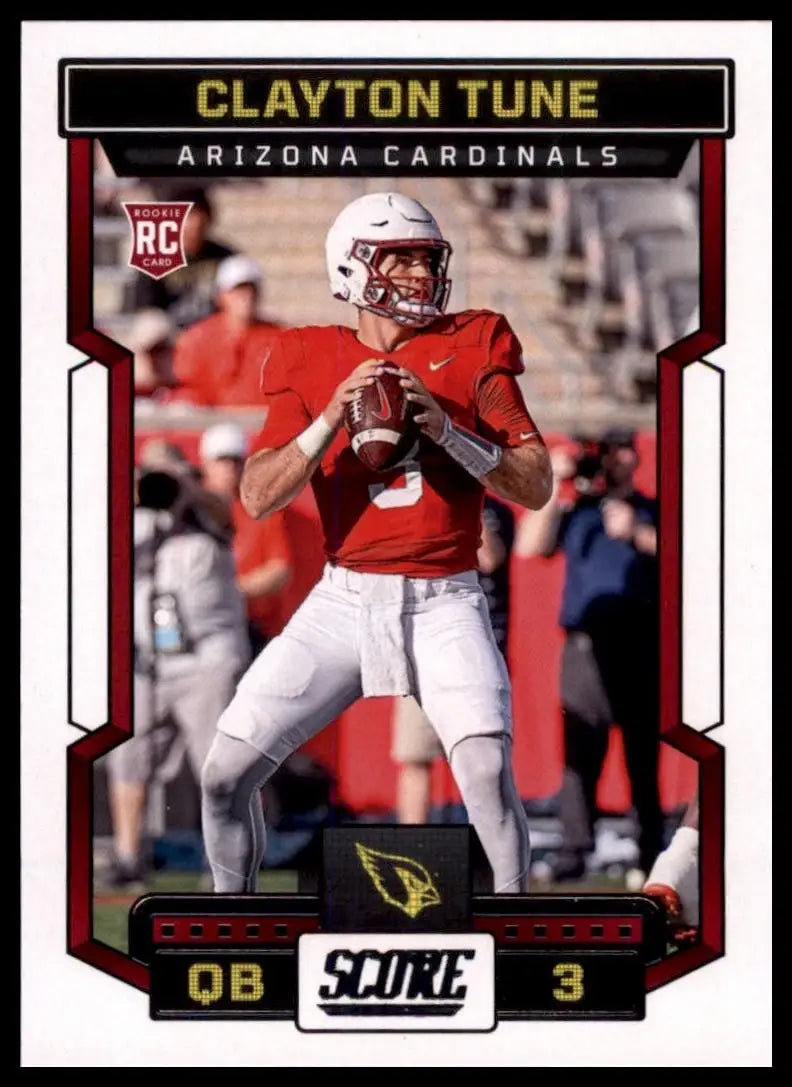 2023 Score Rookie Clayton Tune #307 Arizona Cardinals Football Card NFL Sports