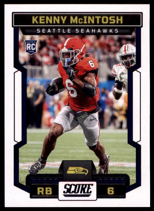 2023 Score Rookie Kenny McIntosh #320 Seattle Seahawks Football Card NFL Sports - Football Card Single