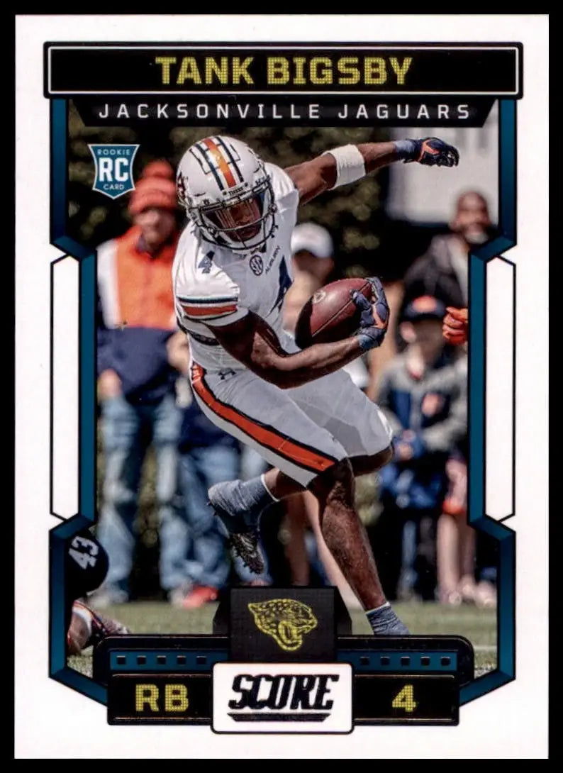 2023 Score Rookie Tank Bigsby #324 Rookie Jacksonville Jaguars Football Card NFL - Football Card Single