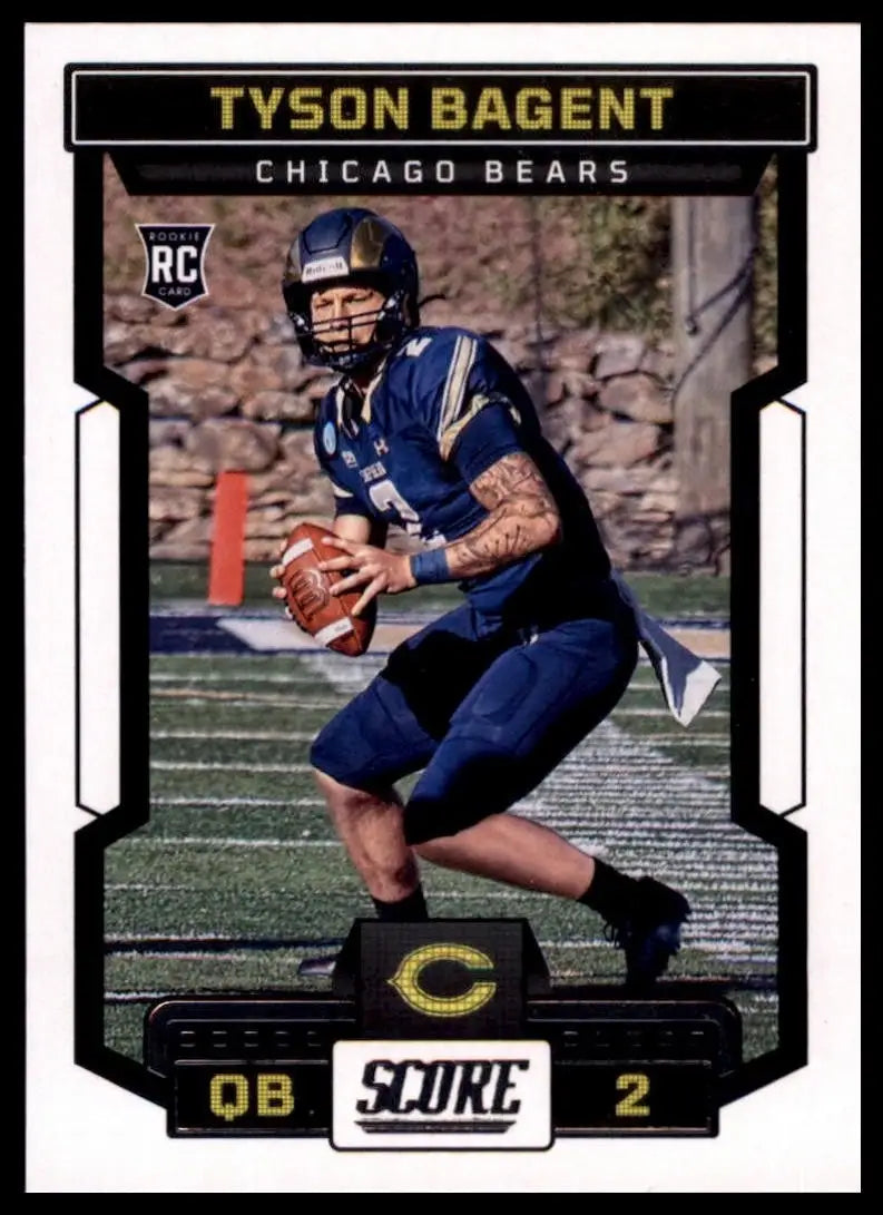 2023 Score Rookie Tyson Bagent #312 Chicago Bears Football Card NFL Sports - Football Card Single