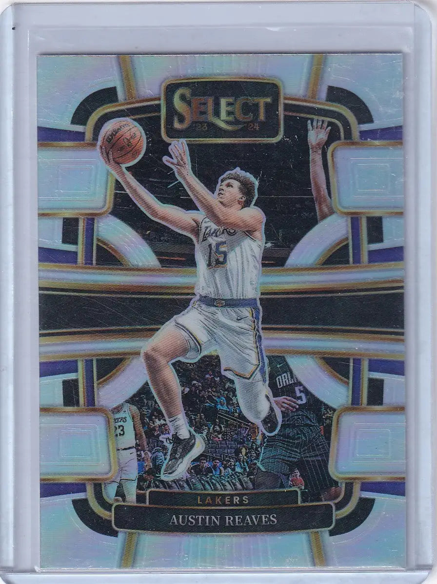 2023 SELECT #52 AUSTIN REAVES CONCOURSE SILVER- LOS ANGELES LAKERS - Basketball Card Single