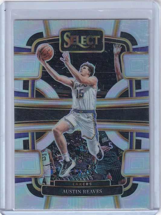 2023 SELECT #52 AUSTIN REAVES CONCOURSE SILVER- LOS ANGELES LAKERS - Basketball Card Single