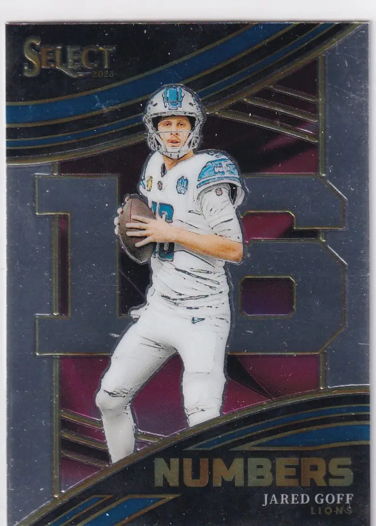 2023 SELECT #NMB-JGO JARED GOFF NUMBERS- DETROIT LIONS
