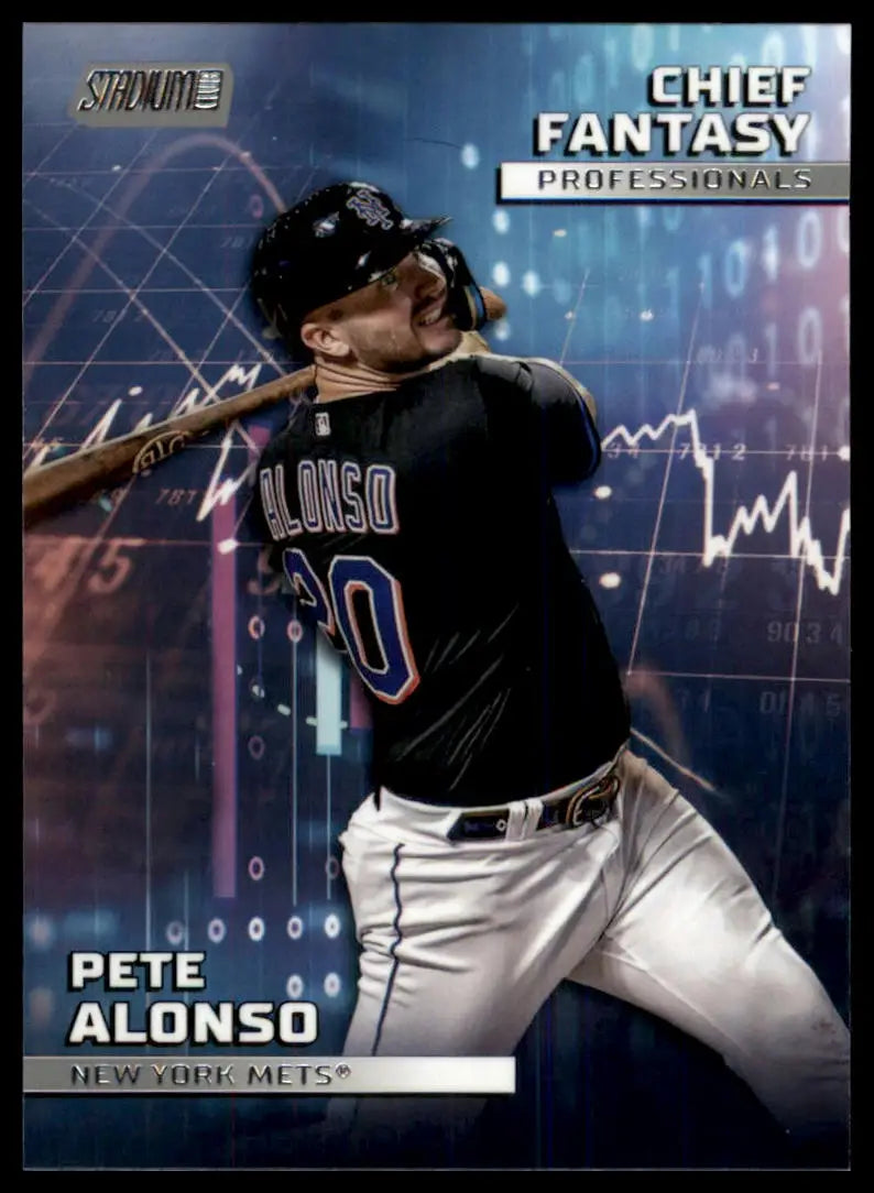 2023 Stadium Club - Chief Fantasy Professionals Pete Alonso CFPRO-9 NY Mets NM - Baseball Card Single