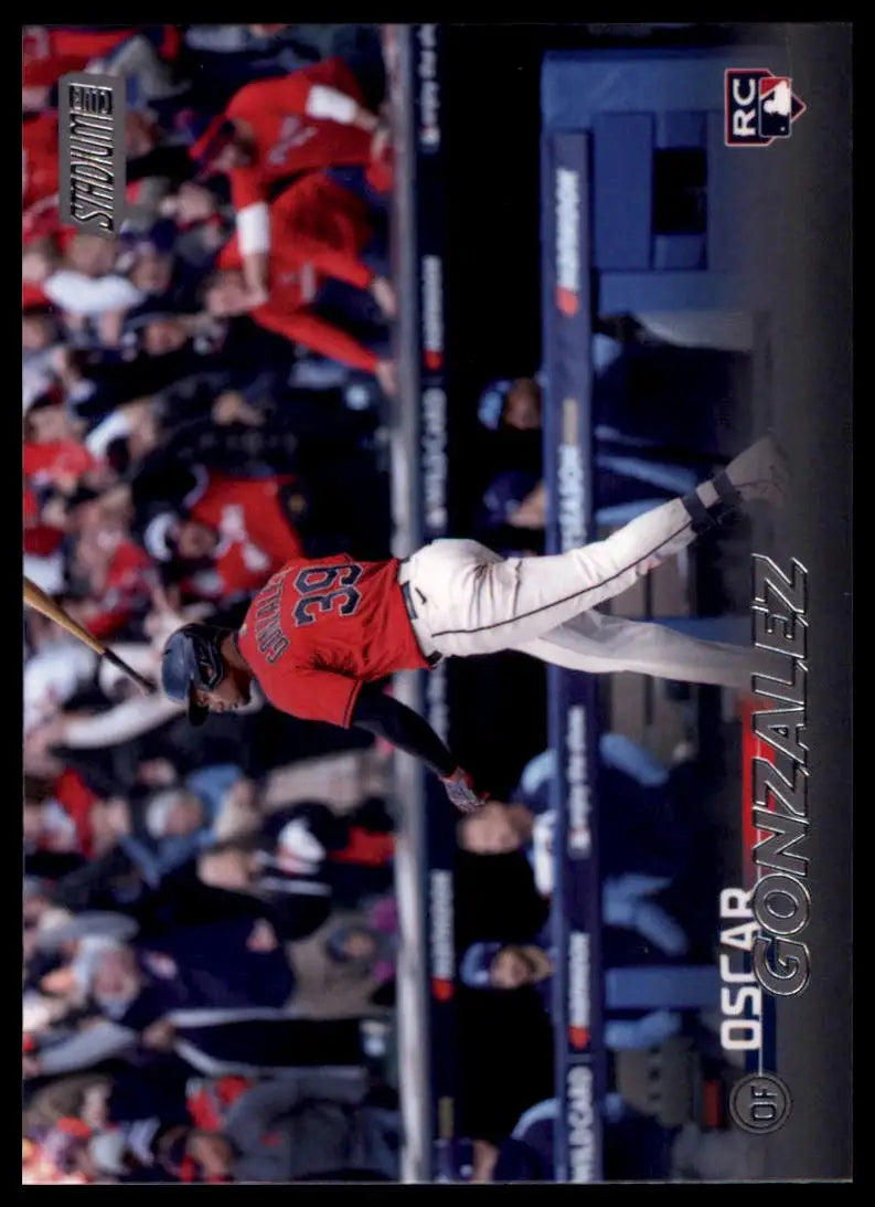 2023 Stadium Club Oscar Gonzalez RC 263 Cleveland Guardians NM - Baseball Card Single