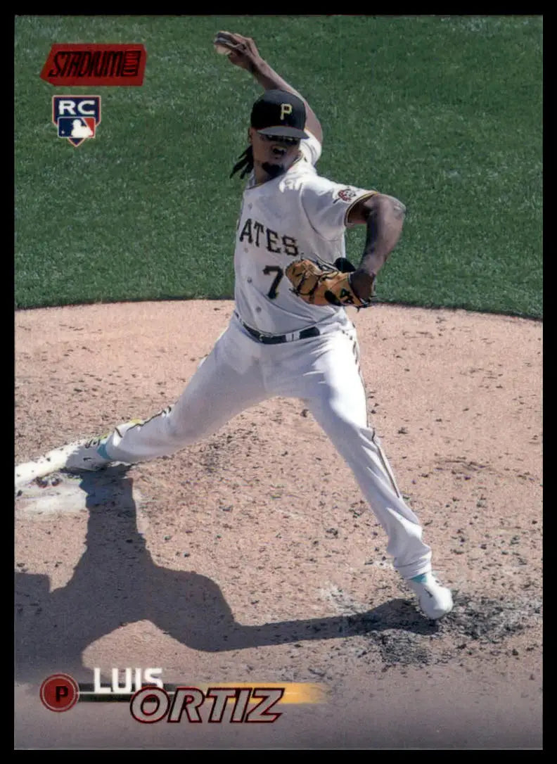 2023 Stadium Club - Red Foil Luis Ortiz 181 Pittsburgh Pirates NM - Baseball Card Single