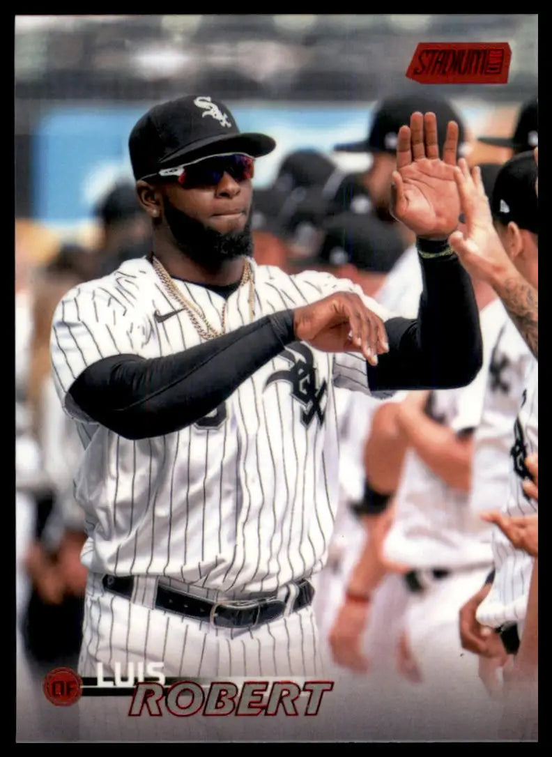 2023 Stadium Club - Red Foil Luis Robert 290 Chicago White Sox NM - Baseball Card Single