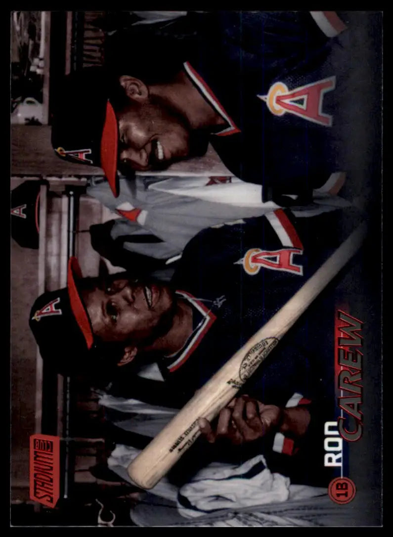 2023 Stadium Club - Red Foil Rod Carew 168 California Angels NM - Baseball Card Single