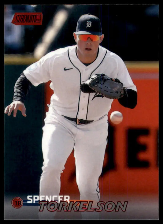 2023 Stadium Club - Red Foil Spencer Torkelson 288 Detroit Tigers NM - Baseball Card Single