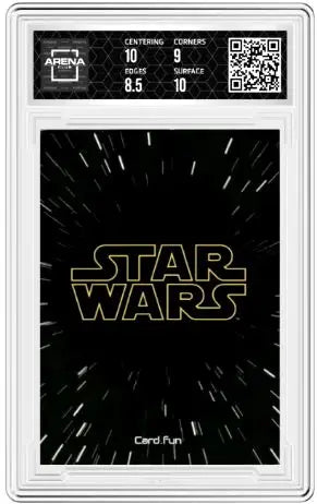 2023 Star Wars Global Art Character Painting Princess Leia Organa #SW01-005 AC 9 - Star Wars Card Single