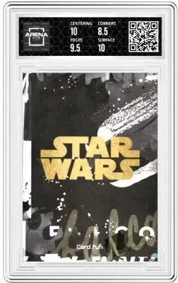 Star Wars Global trading card with gold logo on black background from 2023 Arena Club