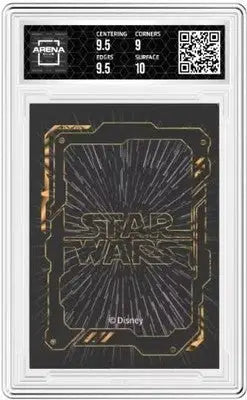 Graded Star Wars PR Corellian Corvette trading card from 2023 Arena Club collection