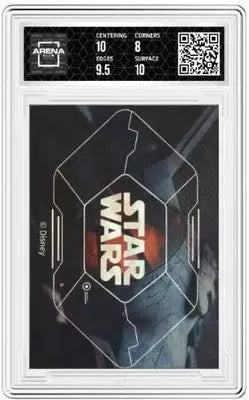 Graded Star Wars collectible card featuring Poe Chewbacca from Arena Club 2023