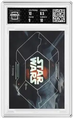 Graded Star Wars UR20 Royal Guard TIE Interceptor trading card from 2023 UR20 Arena Club