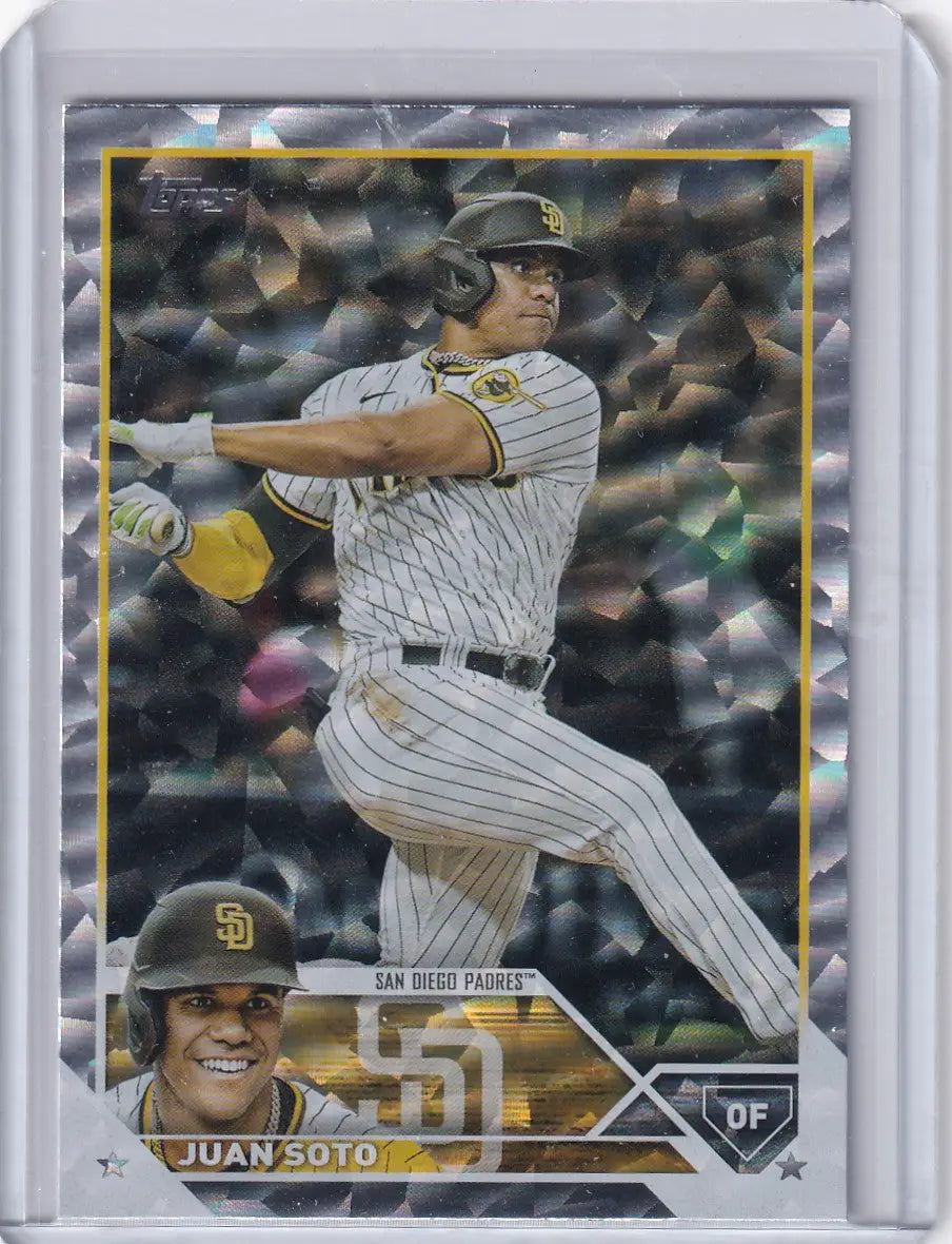 2023 TOPPS #1 JUAN SOTO FOIL BOARD- SAN DIEGO PADRES - Baseball Card Single
